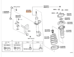 ������ �������� ����� Toyota Aurion 4852080281 Toyota 2ARFE, �������� ����� 4852080281 ����