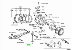����� ����������� Toyota LX450 1990- 4861060022 1HZ 4861060022 ����