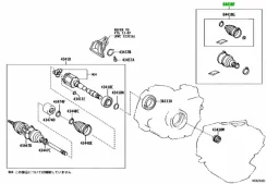 ������� ����� Toyota RX270 2008-2015 044280W060 2GRFE 044280W060 ����