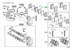 ������� ��������� Lexus LS460 2006-2012 044650W150 1Urfse 044650W150 ����