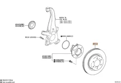 ��������� ���� Toyota Hilux 2015-2024 435120C030 GUN125 1GD-FTV 435120C030 ����