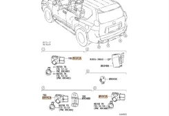 ������ ����������� Toyota LAND Cruiser 2007-2015 8934160030C0 URJ200 3UR-FE 8934160030C0 ����