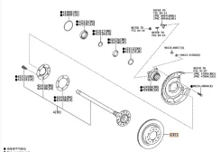 ���� ��������� ������ Toyota Sequoia 2007�2021 424310C020 UCK45 2UZ-FE, ������ 424310C020 ����