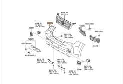 ������ �������� Toyota LAND Cruiser 200 2015�2021 521196A938 URJ202 1UR-FE, �������� 521196A938 ����