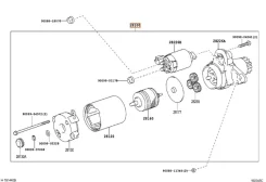 ������� � ����� (2.0 ���) Toyota LAND Cruiser 2007�2021 281000A011 URJ200 1UR-FE 281000A011 ����
