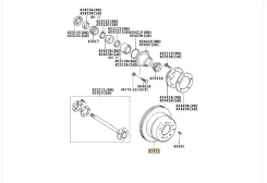 ��������� ���� ������ Toyota LAND Cruiser 100 1998�2002 4243160220 UZJ100 2UZ-FE, ������ 4243160220 ����