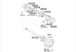 ���� ��������� ������ Toyota LAND Cruiser 200 2007�2021 4243160200 URJ200 1VD-FTV, ������ 4243160200 ����
