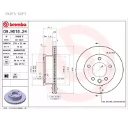 ���� ��������� Standard | ����� | Brembo 09961824 09961824 ����