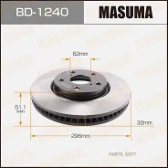 ���� ��������� Toyota GS300/IS250/Crown/Crown Majesta/MARK X �����. ����� Masuma BD1240 BD1240 ����