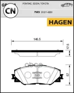 ������� ��������� ��������, �������� Hagen Sangsin Brake GP2138 GP2138 ����