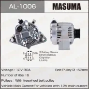 ��������� Masuma, Toyota / 2UZFE (12V/80A) AL-1006 AL1006 ����