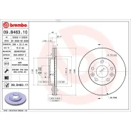 ���� ����. ���. ����. [269x22,4] 5 ���. Renault Duster 11- Brembo 09B46311 09B46311 ����