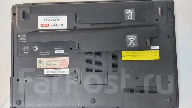 Sony VAIO SVE. 15.6", 2,5����, ��� 4 ��, ���� 320���, WiFi: 1, Bluetooth: 1, ����������� �� 4��. ����