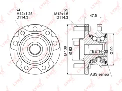 ������� �����. � ����� [� ABS] LYNX AUTO WH-1013 WH1013 ����