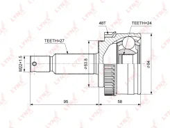 ���� �����. ���/�� LYNX AUTO CO-3866A CO3866A ����