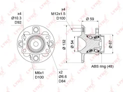 ������� ����. � ����� [� ABS] LYNX AUTO WH-1235 WH1235 ����