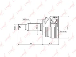 ���� �����. ���/�� LYNX AUTO CO-3643 CO3643 ����