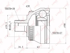 ���� �����. ���/�� LYNX AUTO CO-1202A CO1202A ����