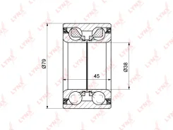��������� ������� ����. [45x38x79] LYNX AUTO WB-1320 WB1320 ����