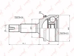 ���� �����. ���/�� LYNX AUTO CO-7562A CO7562A ����