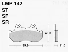 ������� ��������� ������� AP Racing LMP142 SR (FDB244 / FA069) ����