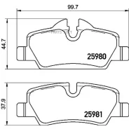 ������� ��������� �������� | ��� | Brembo P06090 P06090 ����