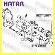 ����������� ���������� �������� ����� ������� Febest 0175TCR10F 0175TCR10F ����