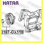 ����� �������� ����� ������������ �������� Febest 0187GX110 0187GX110 ����