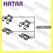 �������� ��������� ��������� ������� Febest 0403PD4WR 0403PD4WR ����