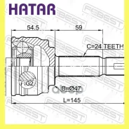 ���� �������� 26x47x24 ����� ������� Febest 0410A13 0410A13 ����