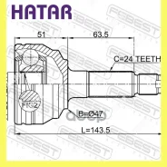 ���� �������� 29x47x24 ����� ������� Febest 0910M412 0910M412 ����