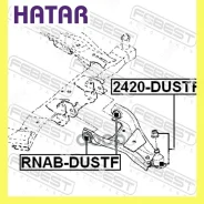 ����� ������� ��������� ������� ������ ����� ������� Febest 2420Dustf 2420DUSTF ����