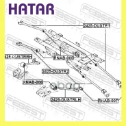 ���� ���������� ��� ������� Febest 2425Dustrlh 2425DUSTRLH ����