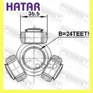 ������� 24x35.5 ������� Febest 2716C30 2716C30 ����