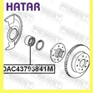 ��������� ������� ������ ����� ������� Febest DAC43793841M DAC43793841M ����