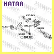����������� ������ ���������� ���� ��� ������� Febest HAB236 HAB236 ����