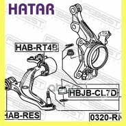 ����������� ������ ������ �������� ����� ������� Febest Habrt4B HABRT4B ����