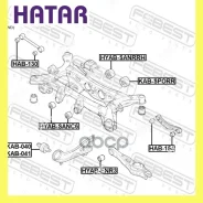 ����������� ������� ����������� ������ ������ Febest KAB040 KAB040 ����