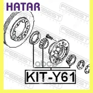 ��������� ��������� �������� ������� ����������� ����� ������� Febest KITY61 KITY61 ����