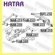 ����������� ���� ��� ������� Febest NAB252 NAB252 ����