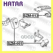������� ��������� ��� ������� Febest SZM013 SZM013 ����
