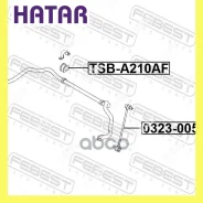 ������ ��������� ������������� d25.4 ����� ������� Febest TSBA210AF TSBA210AF ����