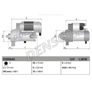 ������� 12V 1.3Kw Denso DSN949 DSN949 ����
