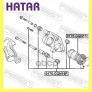 ������� �������� ���������� ������� d60.2 ��� ������� Febest 0176GGN15F 0176GGN15F ����