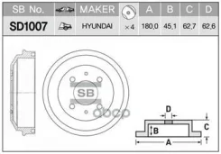 ������� ��������� ������ 4 ��� Sangsin Brake SD1007 SD1007 ����