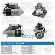 ������� 12V 1,4KW Renault Megane III, Dacia Duster (HS) 1.6 MEAT Doria ���. 5035258 5035258 ����