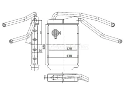 �������� ��������� ������ Daewoo Nexia 1996- STDW253950 STDW253950 ����
