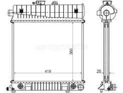 �������� ���������� Mercedes C-class 1993-2001 MB0008 W202 MB0008 ����
