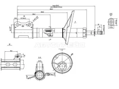 ������ Toyota Harrier 1997-2003 ST4852049167, �������� ST4852049167 ����