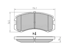 ������� ��������� Mitsubishi Lancer DG1614MF Cedia DG1614MF ����